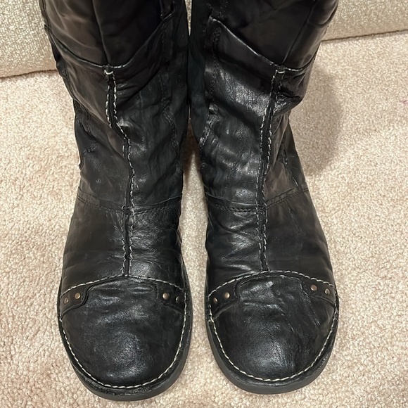 KHRIQ woman’s Blk pull on boot SZ 41 - Picture 5 of 12